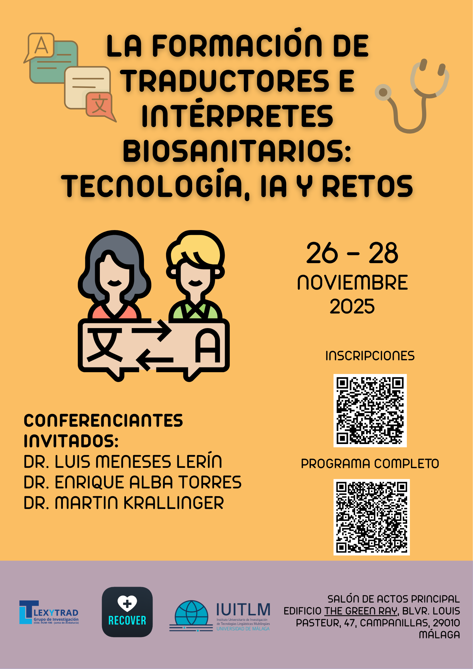 La formación de traductores e intérpretes biosanitarios: tecnología, IA y retos