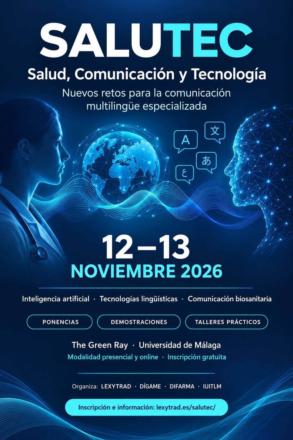 SALUTEC: Salud, Comunicación y Tecnología. Nuevos retos para la comunicación multilingüe especializada